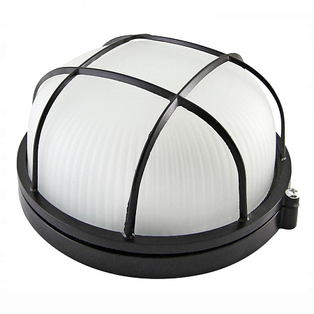 Светильник накладной 60Вт круг с реш. черный НПБ1302 TDM SQ0303-0033 *1/12