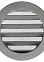 Решетка вентиляционная круглая Ø125мм 10РКМ ERA (сетка, с фланецем Ø100мм, алюминий) *1/45