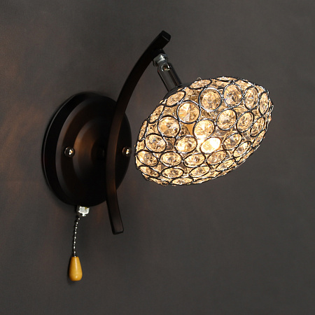 Бра N2281/1W ВК+CH E27 1*40Вт (200*200*130)  VERNER LIGHTING *1