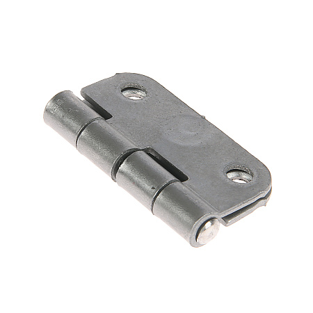 Петля накладная 40мм б/покрытия (комплект 2 шт+саморезы) ДомоСтрой *10/100