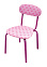 Стульчик детский с мягк. сид. выс.29см, каркас- металл.труба СТУ5 ("Ника" Ижевск) *1/4