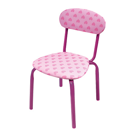 Стульчик детский с мягк. сид. выс.29см, каркас- металл.труба СТУ5 ("Ника" Ижевск) *1/4