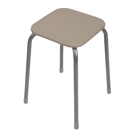 Табурет с мягким квадр.сидением, металл.опоры с dтруб 20мм "Эконом 3" цвета:"микс" ТЭ3 "Ника" *10