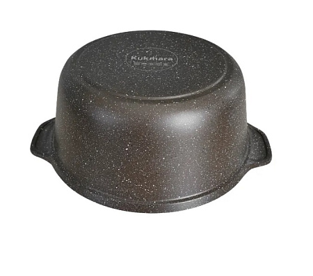 Кастрюля алюмин. антипригарная "Kukmara" "Marble INDUCTION" Мрам.коф. 3,0л Ст.кр. кмки33а *1/3