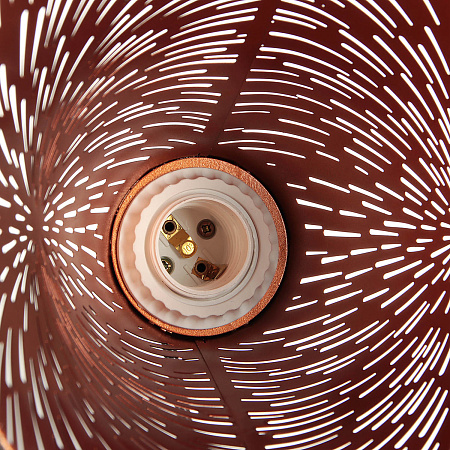 Люстра N5212/1H 1*40W  E27 (d-180; h-300/h800)  VERNER LIGHTING *1