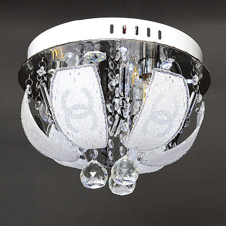 Люстра Y0596/3+3 CH Е14 3*40Вт +3*3Вт ( h=200; d=300)  VERNER LIGHTING *1