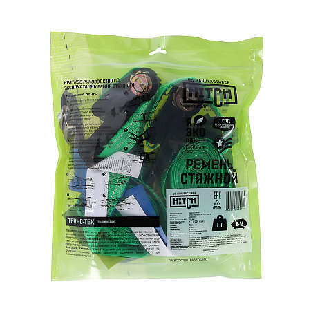 Ремень стяжной HITCH RS REGULAR 100:1000: 6 (25мм,STF100DaN,1T,6M) комплект 2шт *1/25