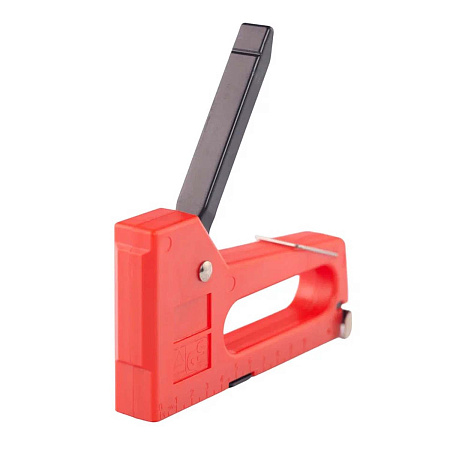 Степлер мебельный тип 53 скоба 4-8мм пластиковый арт.202030 KROFT *1