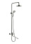 Смеситель д/ванны со стойкой для душа + ручной и тропический душ Fmark FS8345-35 *1