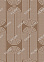 Коврик для ванной ПВХ шир. 65см х12м "V-line" Фотопечать 7167-retro_brown "Ретро" коричневый *12