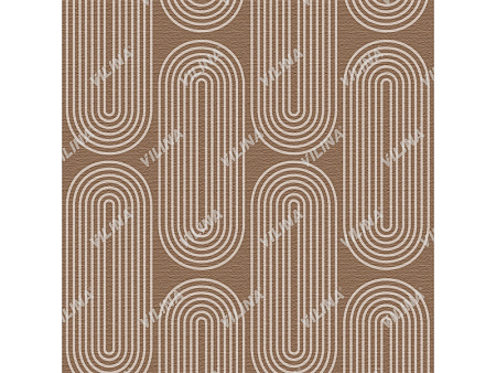 Коврик для ванной ПВХ шир. 65см х12м "V-line" Фотопечать 7167-retro_brown "Ретро" коричневый *12