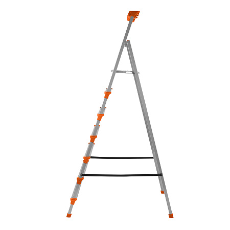 Стремянка стальная 7 ступеней, выс.верхн. пл.1,51м СМ7 "Ника" *1/45