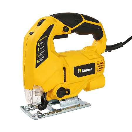 Лобзик электр. 750Вт 0-3000ход/м дер-70мм мет-8мм быстросъем. зажим маятн. ход KJS 750V Kolner*1/6