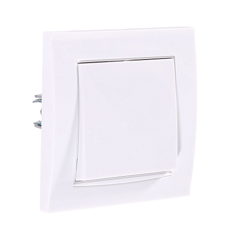 Выключатель "Бриллиант" СП 1кл. белый 10А IP20 UNIVersa 7947366 *10/100