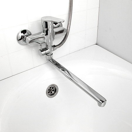 Смеситель д/ванны Cersanit CARI 63028 излив 30 см (без лейки) *1/10