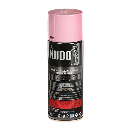 Эмаль-аэрозоль розовый 520/270 мл RAL 3015 KUDO *1/12