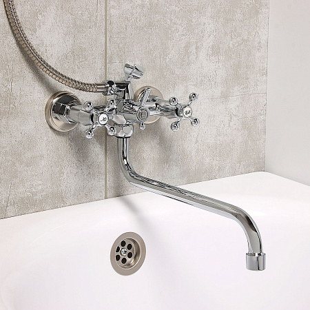 Смеситель д/ванны "Эверест"  B22-065 с 2 ручками *1/10