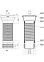 Слив гофра к унитазу Ани  К 928 (выпуск 110, max 575) с метал. спиралью *1/20