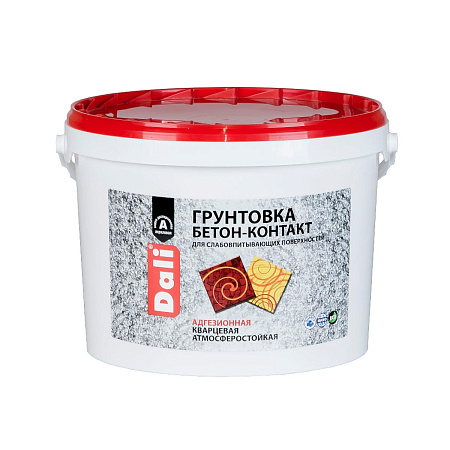 Грунтовка акриловая для внутренних и наружных работ БЕТОН-КОНТАКТ 12кг ДАЛИ *1/44