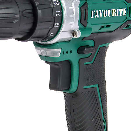 Дрель-шуруповерт 21В 2скор.0-400/0-1550об/мин 30Нм 1.5Ач 2аккум LI-ION OBS 21DC SET FAVOURITE *1/10