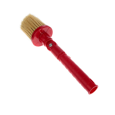 Кисть круглая "Мастер" КМ-65 (с изгибателем) натуральная щетина пластиковая ручка Акор *1/32