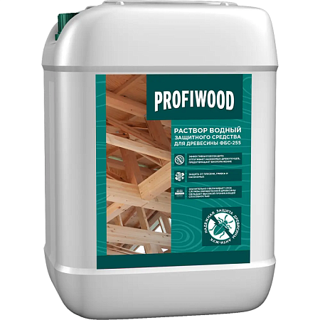 Антисептический состав АНТИЖУК ФБС-255 10 кг PROFIWOOD *1/60