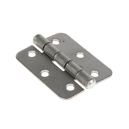 Петля накладная 60мм б/покрытия (комплект 2 шт+саморезы) ДомоСтрой *10/100