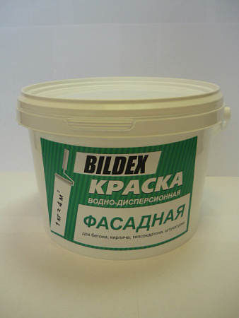 Краска акриловая фасадная 14 кг BILDEX матовая  *1/48