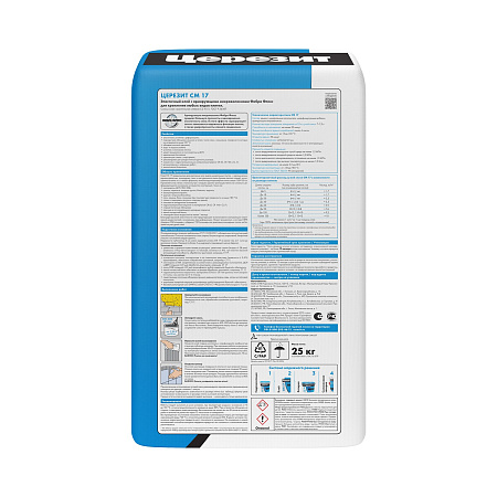 Клей для плитки СМ 17 эластичный 25кг Церезит класс C2 TE S1 *1/48
