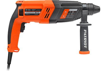 Перфоратор  880Вт 3режима 0-1350об/мин 0-5500уд/мин 2,9Дж кейс RH 263 PATRIOT *1/4