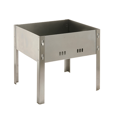 Мангал металл.разборн."Отдых Эконом" 350х300х135мм толщ.ст.0,8мм (Екатеринбург)*1/5