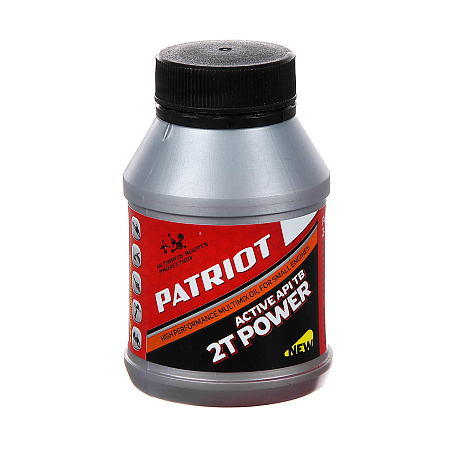 Масло д/2-х тактных двигателей 100мл минеральное POWER ACTIVE 2Т PATRIOT *1/24