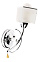 Бра N0138/1W  СН    Лед      1*60W E27  220V  (h=280, w=140, l=140)   VERNER LIGHTING *1