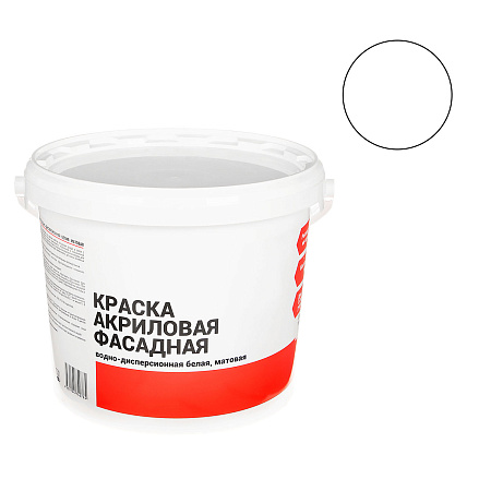 Краска акриловая фасадная 10 кг  *1/48