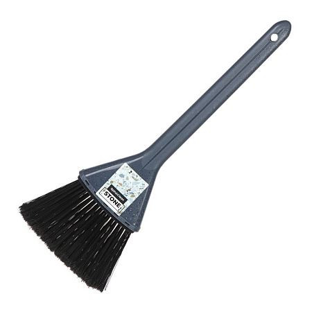 Веник пластм. "Stone" Темный камень SC570213026 *1/18