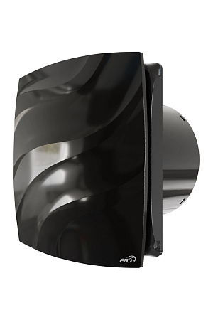 Вентилятор 100 ERA WAVE Black classic (Ø100мм, 100 М3/час, 151х151х70 mm) *1/10