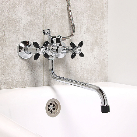 Смеситель д/ванны "Эверест"  В22-069 с 2 ручками *1/10