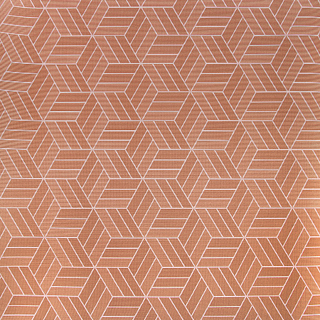Коврик для ванной ПВХ шир. 65см х12м "V-line" Фотопечать 7167-cubes_brown "Кубы коричневые" *12