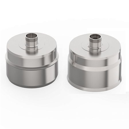 Заглушка с конденсатоотводом d115 нерж, 0,5мм по конденсату *1