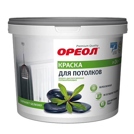 Краска акриловая для потолков 13 кг Ореол*1/44
