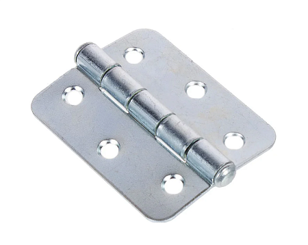 Петля накладная 60мм цинк (комплект 2 шт + саморезы) ДомоСтрой *10/100