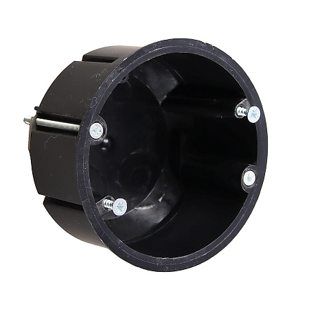 Коробка установочная  СП D73х45мм саморезы, мет.лапки, IP20 TDM SQ1403-0909 инд.штрихкод*10/160