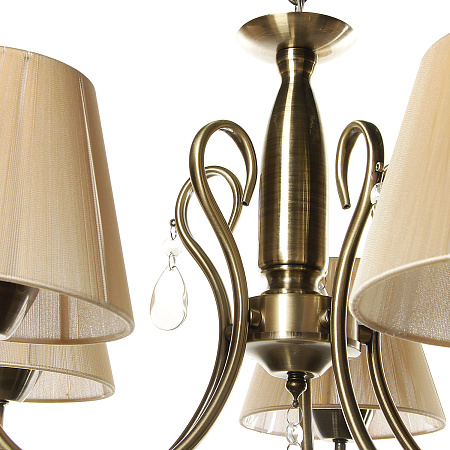 Светильник подвесной N2088/5 AB 5*400W E27 (h=780; d=600) S=20м2 VERNER LIGHTING *1