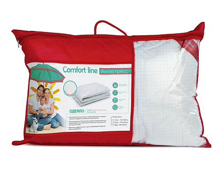 Подушка Антистресс 50*70см 100% полиэстер, сумка Comfort Line *1/12