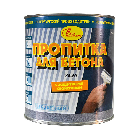 Пропитка ХВ-601 по бетону бесцветная  3 л Новбытхим *1/6/216