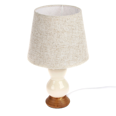 Лампа настольная 22016-0.7-01ZT (керамика+абажур)  *1/36