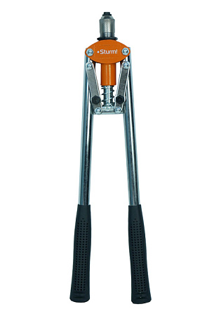 Пистолет заклепочный 450мм заклепки 3,2/4,0/4,8мм усиленный двуручный арт.1070-07-450 STURM *1/20