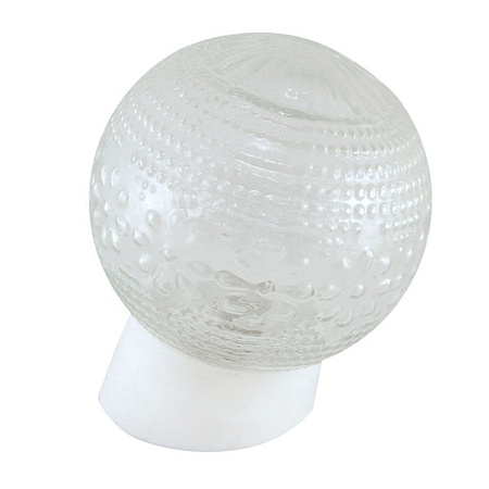 Светильник накладной 60Вт шар Цветочек корпус наклонный прозр.стекло НББ 64-60 9570  *1/10