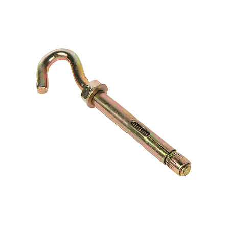 Анкерный болт М10х80мм с крюком М8 пакет (2шт) BROZEX  *10/100