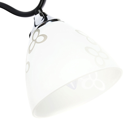 Бра N1897/1W BK+CH E27 1*40Вт (200*300*140)  VERNER LIGHTING *1